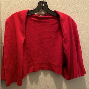 Red NIC+ZOE Cardigan (Size Petite Medium)